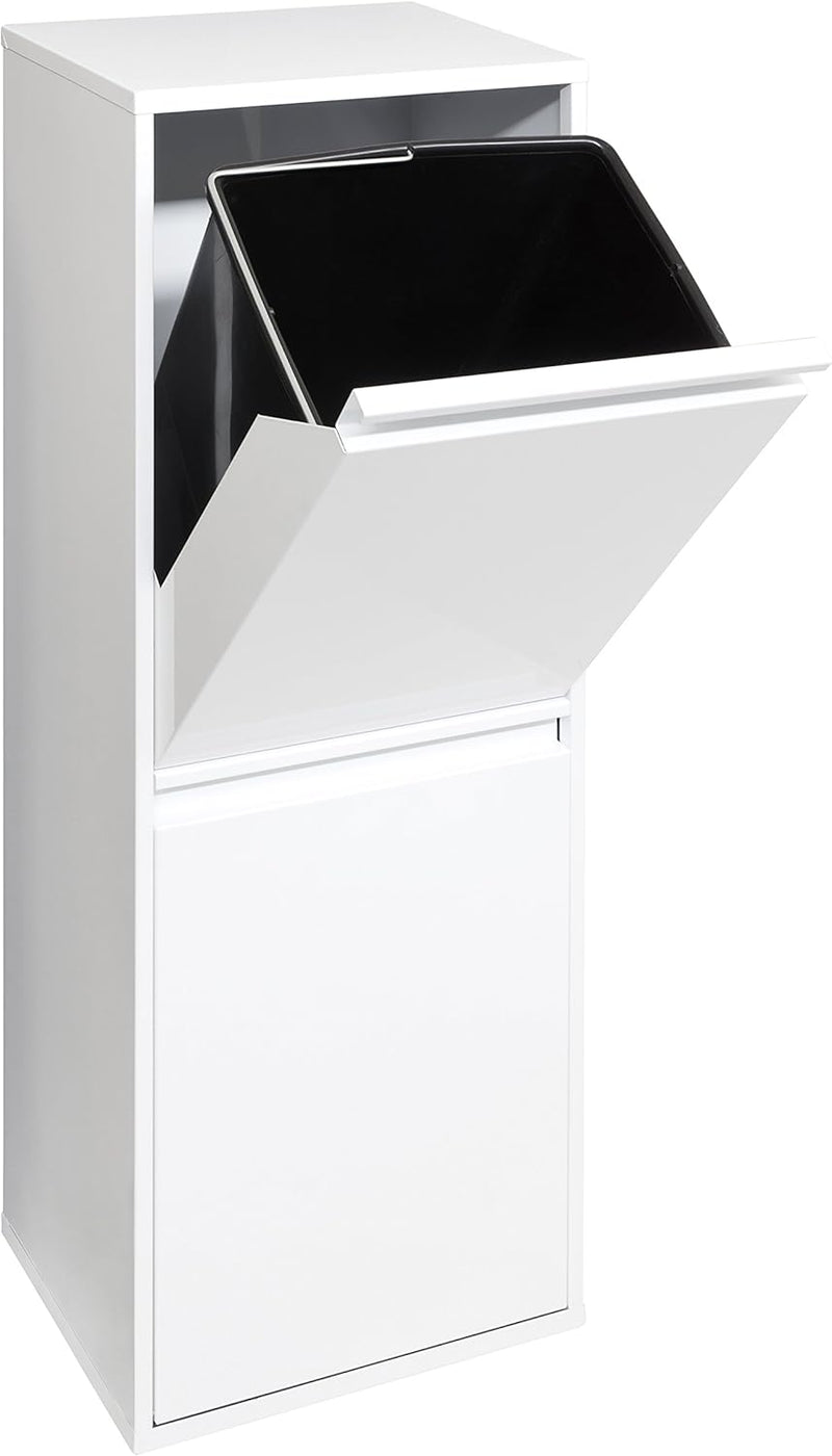Waste Separation and Recycling Bin in Steel