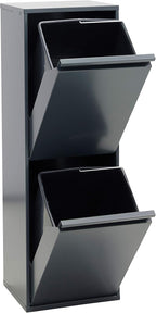 Waste Separation and Recycling Bin in Steel