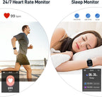 Watch Fitness Tracker 1.69" Touch Screen with Heart