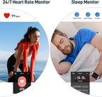 Watch Fitness Tracker 1.69" Touch Screen with Heart