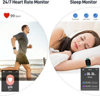 Watch Fitness Tracker 1.69" Touch Screen with Heart