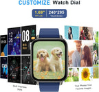 Watch Fitness Tracker 1.69" Touch Screen with Heart