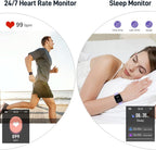 Watch Fitness Tracker 1.69" Touch Screen with Heart