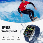 Watch Fitness Tracker 1.69" Touch Screen with Heart