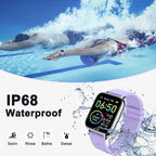Watch Fitness Tracker 1.69" Touch Screen with Heart