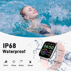 Watch Fitness Tracker 1.69" Touch Screen with Heart