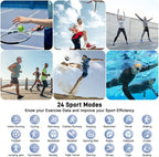 Watch Fitness Tracker 1.69" Touch Screen with Heart