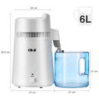 Water Distillers 4L Distilling Pure Machine for Home