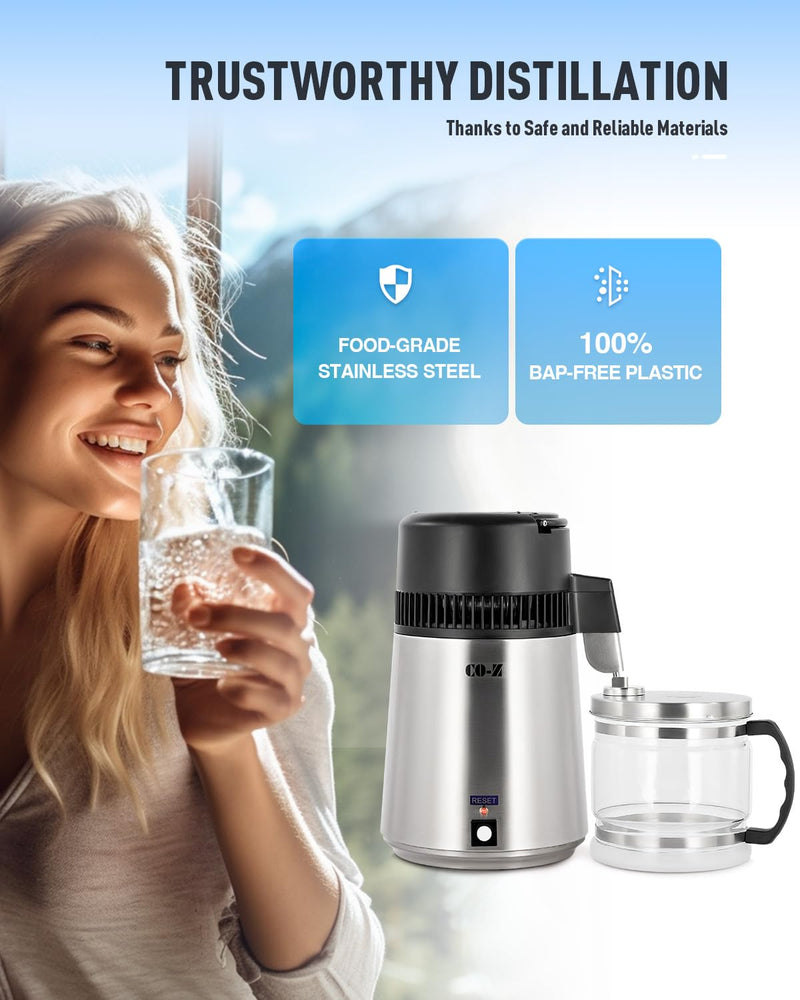 Water Distillers 4L Distilling Pure Machine for Home