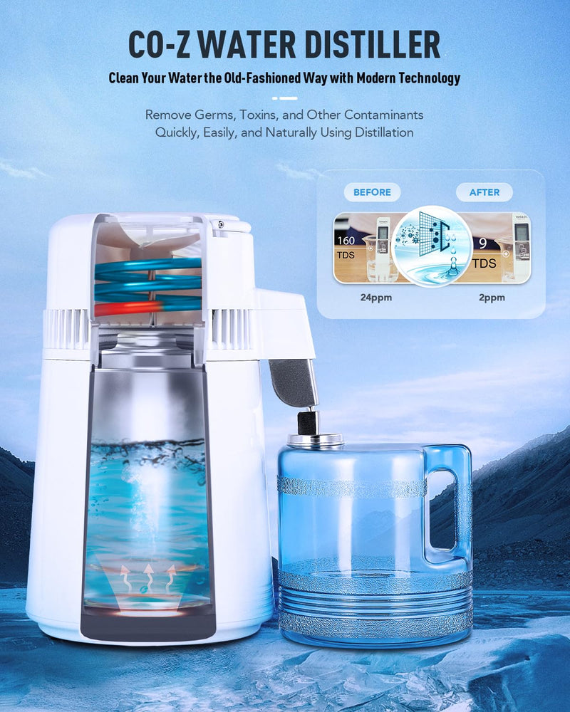 Water Distillers 4L Distilling Pure Machine for Home