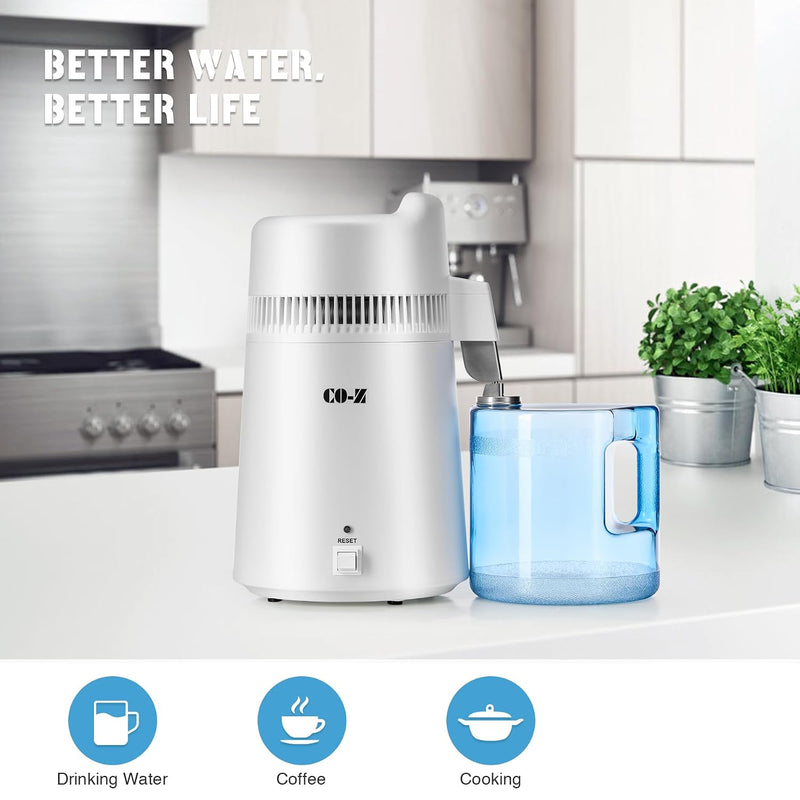 Water Distillers 4L Distilling Pure Machine for Home