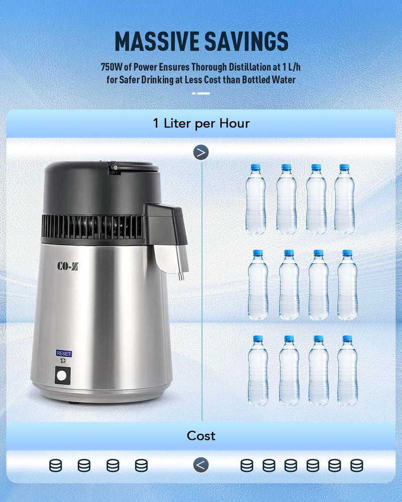 Water Distillers 4L Distilling Pure Machine for Home