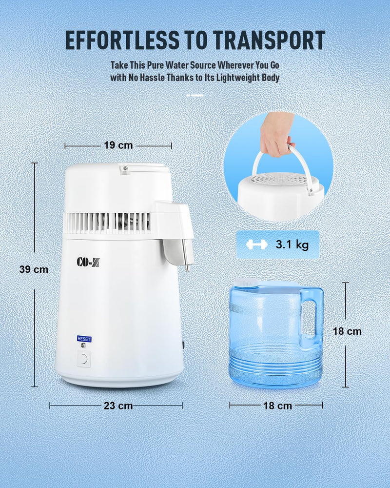 Water Distillers 4L Distilling Pure Machine for Home
