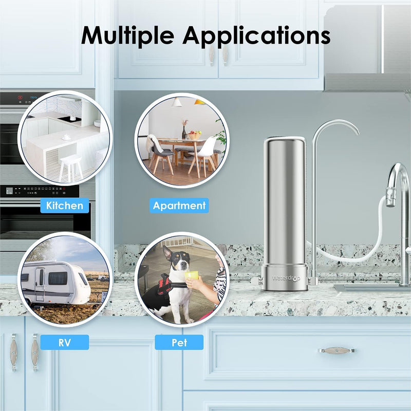 Water Filter Tap Stainless Steel Gallons