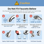 Water Filter Tap Stainless Steel Gallons
