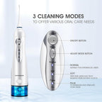 Water Flosser Cordless Oral Irrigator Rechargeable Dental Jet