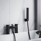 Waterfall Bath Mixer Tap Bathroom Square Monobloc Double