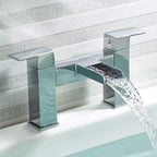 Waterfall Bath Taps Bathroom Filler Mixer Tap Chrome