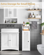 Waterproof Bathroom Cabinets Storage Accessories Floor Standing