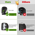 Waterproof Bicycle Phone Holder Handlebar Bag with Rotating