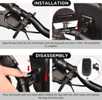 Waterproof Bicycle Phone Holder Handlebar Bag with Rotating