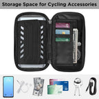 Waterproof Bicycle Phone Holder Handlebar Bag with Rotating