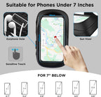 Waterproof Bicycle Phone Holder Handlebar Bag with Rotating