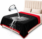 Waterproof Blanket Spill-Proof Water-Resistant Flannel for Bed