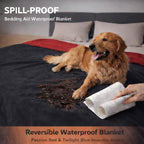 Waterproof Blanket Spill-Proof Water-Resistant Flannel for Bed