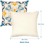 Waterproof Cushion Cover Tropical Plant Pattern (Set of 4)