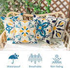 Waterproof Cushion Cover Tropical Plant Pattern (Set of 4)