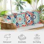 Waterproof Cushion Cover Tropical Plant Pattern (Set of 4)