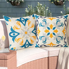 Waterproof Cushion Cover Tropical Plant Pattern (Set of 4)