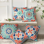 Waterproof Cushion Cover Tropical Plant Pattern (Set of 4)