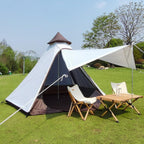 Waterproof Double Layers Camping Indian Tipi Tent Yurt