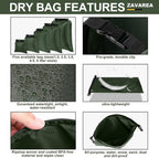 Waterproof Dry Bag Set Lightweight Drybag Canoe Bags