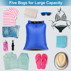 Waterproof Dry Bag Set Lightweight Drybag Canoe Bags
