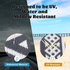 Waterproof Outdoor Rug Reversible Large Straw Garden Mat