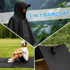 Waterproof Rain Cape Raincoat Poncho