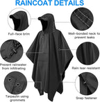 Waterproof Rain Cape Raincoat Poncho