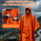 Waterproof Rain Cape Raincoat Poncho