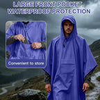 Waterproof Rain Cape Raincoat Poncho