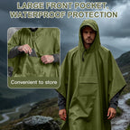 Waterproof Rain Cape Raincoat Poncho