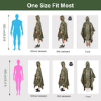 Waterproof Rain Cape Raincoat Poncho