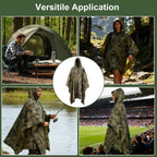 Waterproof Rain Cape Raincoat Poncho