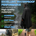 Waterproof Rain Cape Raincoat Poncho
