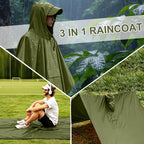 Waterproof Rain Cape Raincoat Poncho