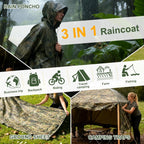 Waterproof Rain Cape Raincoat Poncho