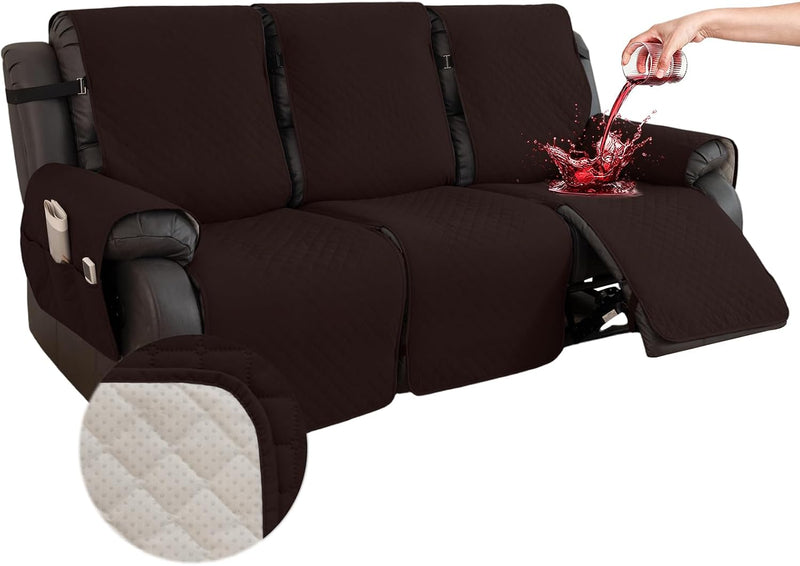 Waterproof Recliner Chair Cover Non-Slip Covers with Side