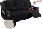 Waterproof Recliner Chair Cover Non-Slip Covers with Side